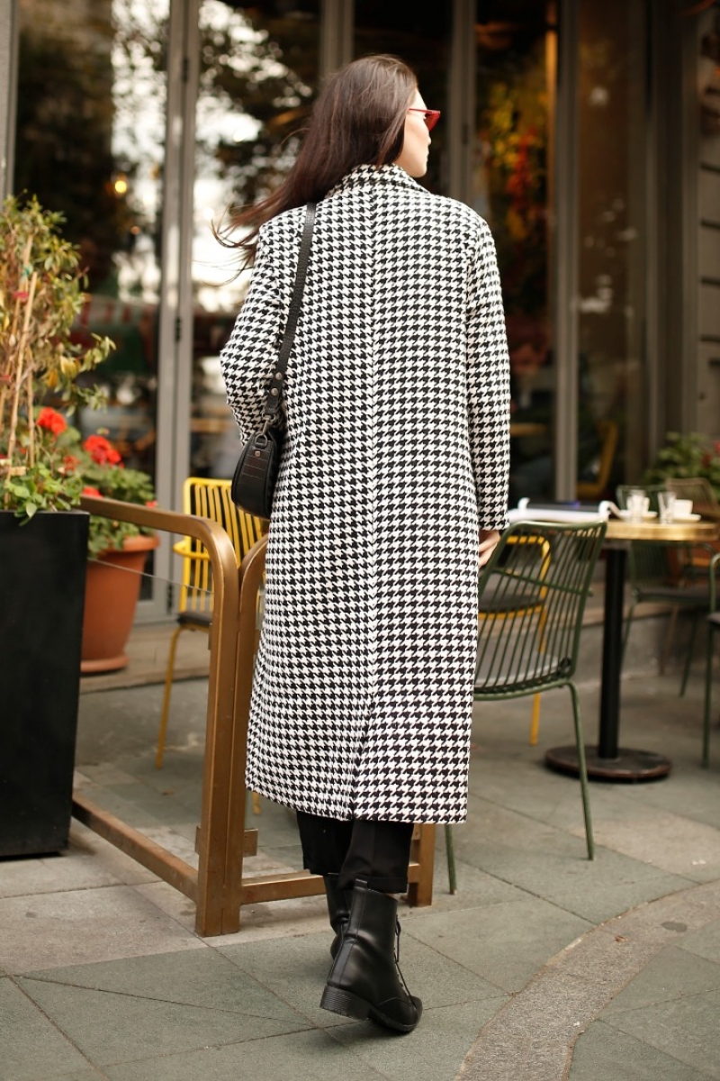 Alwis Beyaz Kaz Ayağı Kaban