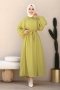 Andy Yağ Yeşili Elbise