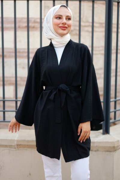 Anelka Siyah Kimono