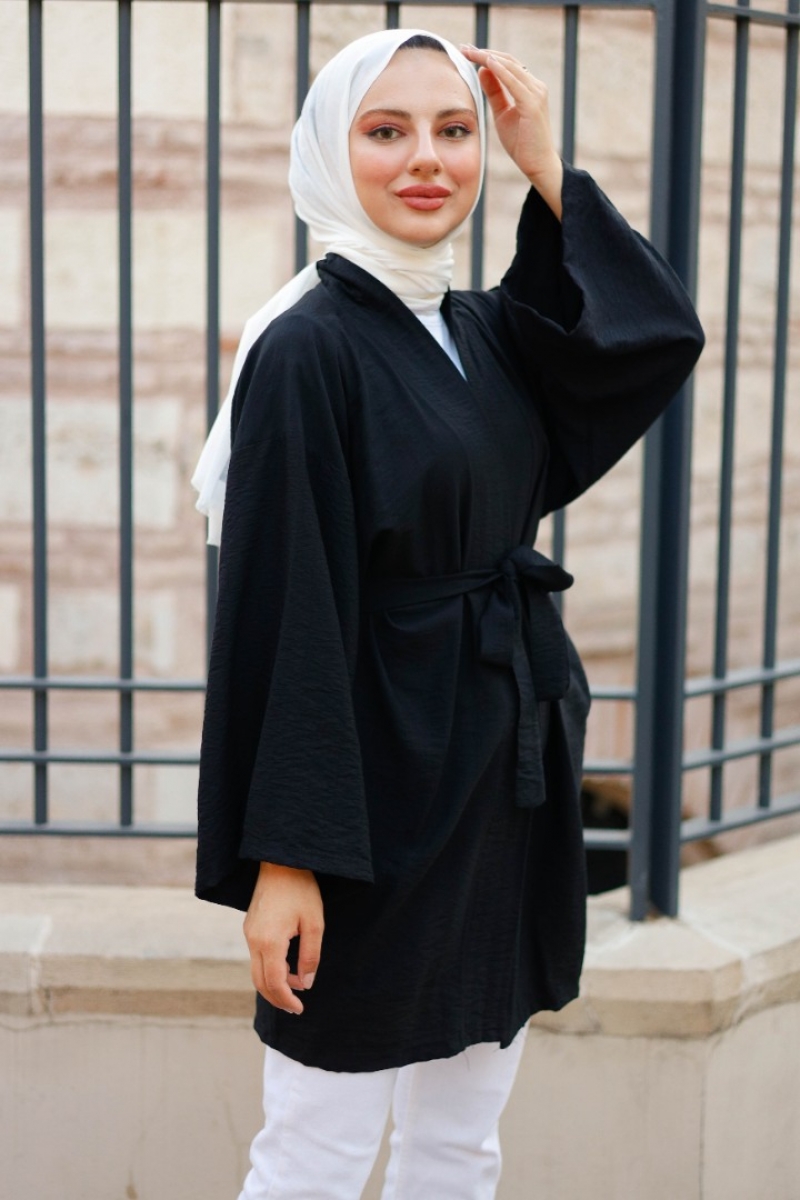 Anelka Siyah Kimono