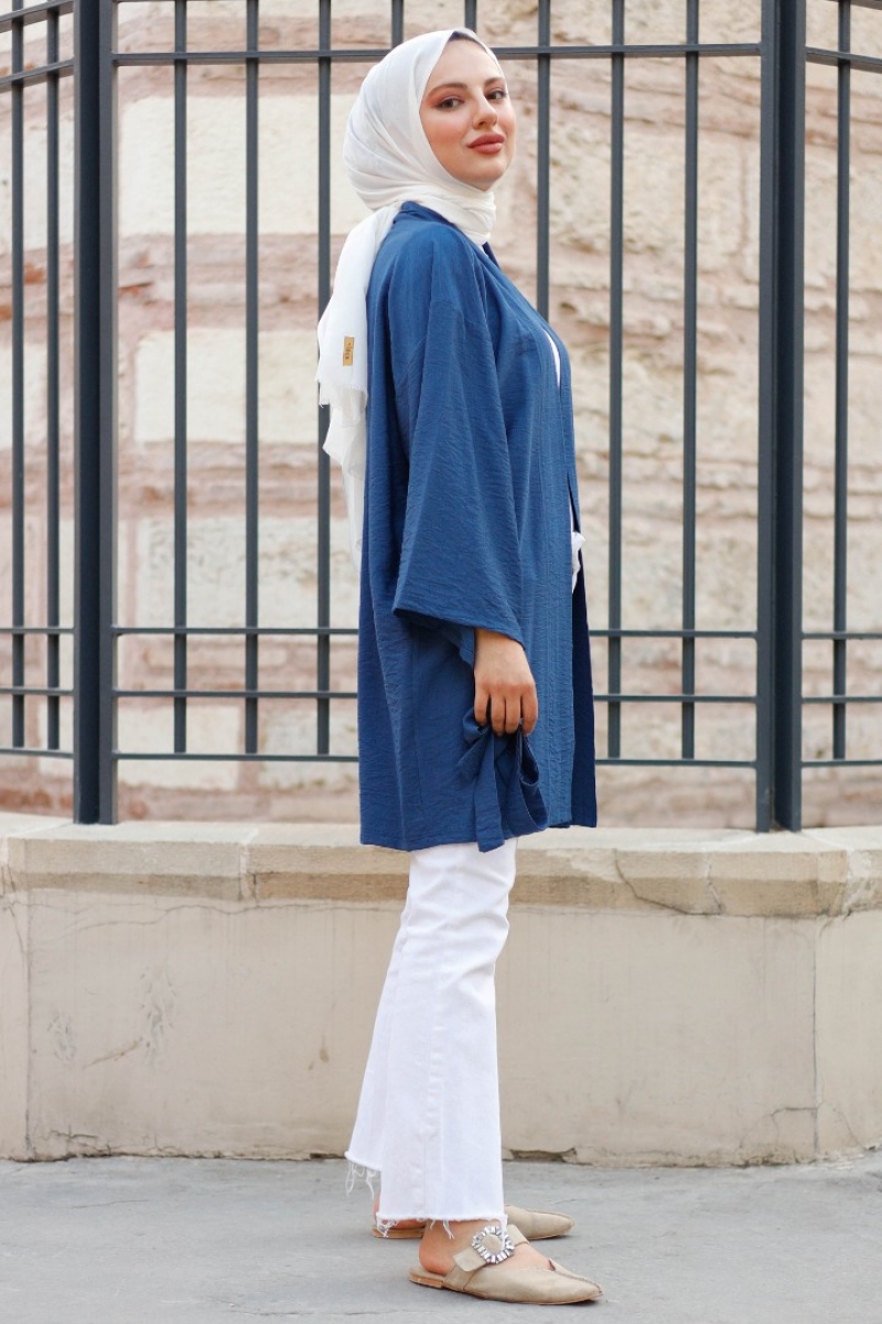 Anelka İndigo Kimono