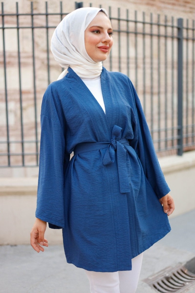 Anelka İndigo Kimono