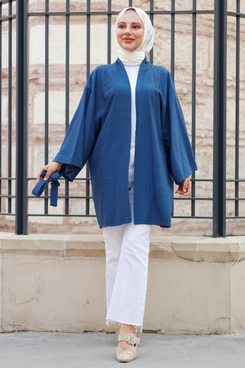 Anelka İndigo Kimono