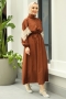 Aneta Kahverengi Elbise