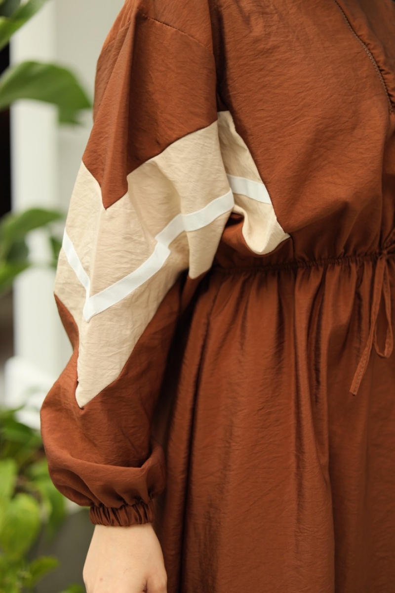 Aneta Kahverengi Elbise