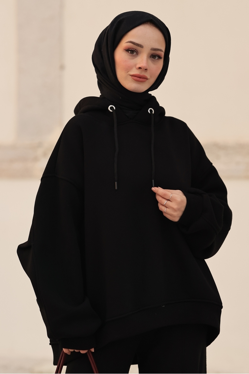 Anfisa Siyah Sweat