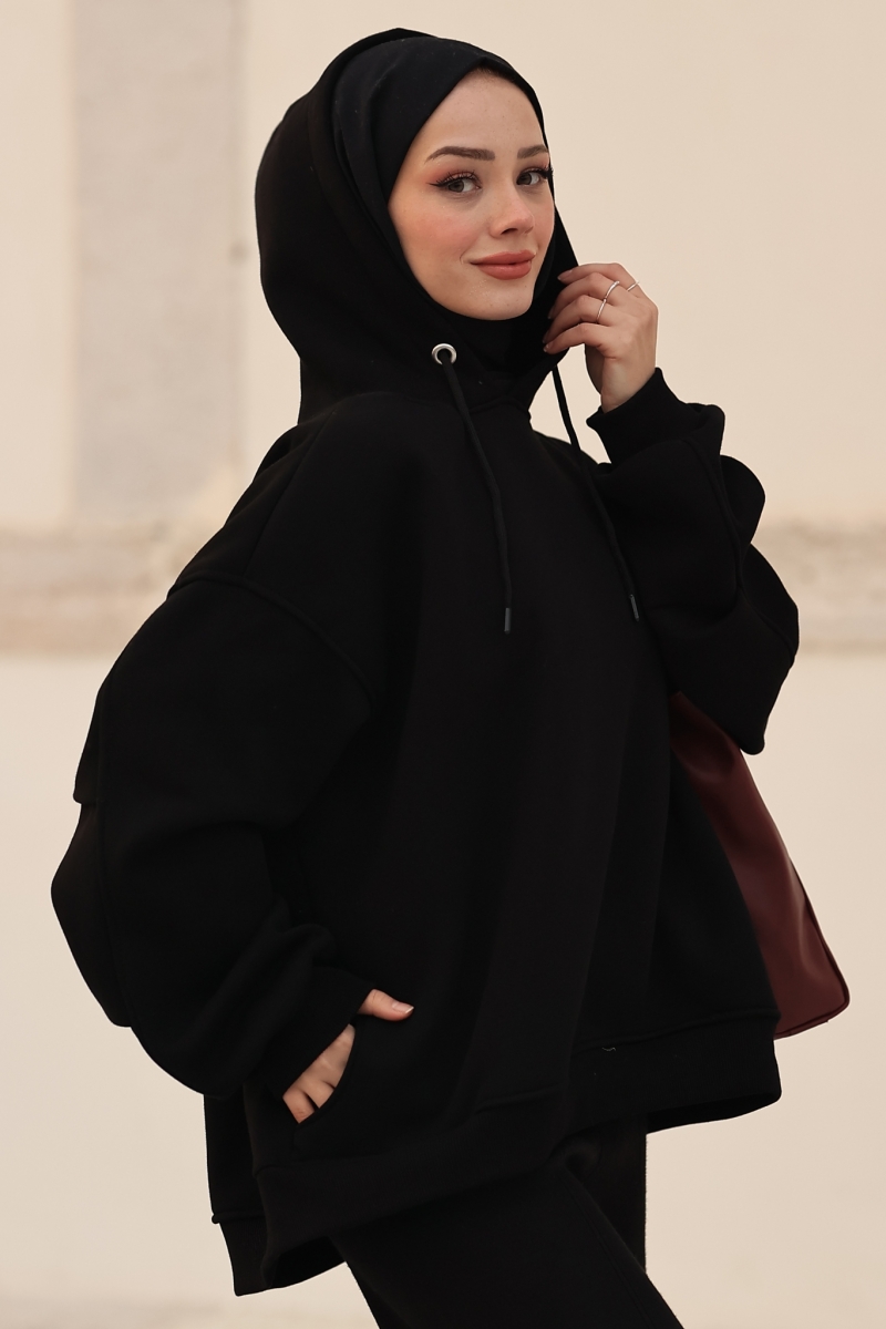 Anfisa Siyah Sweat