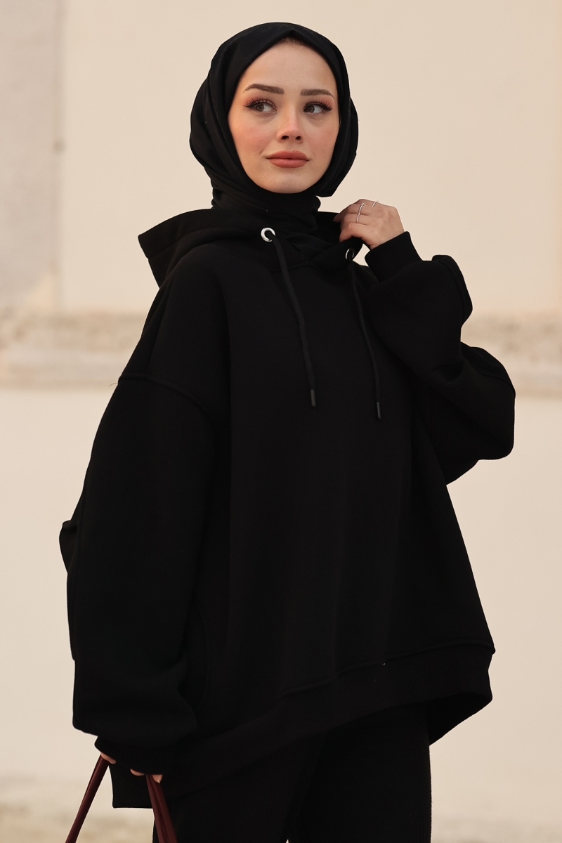 Anfisa Siyah Sweat