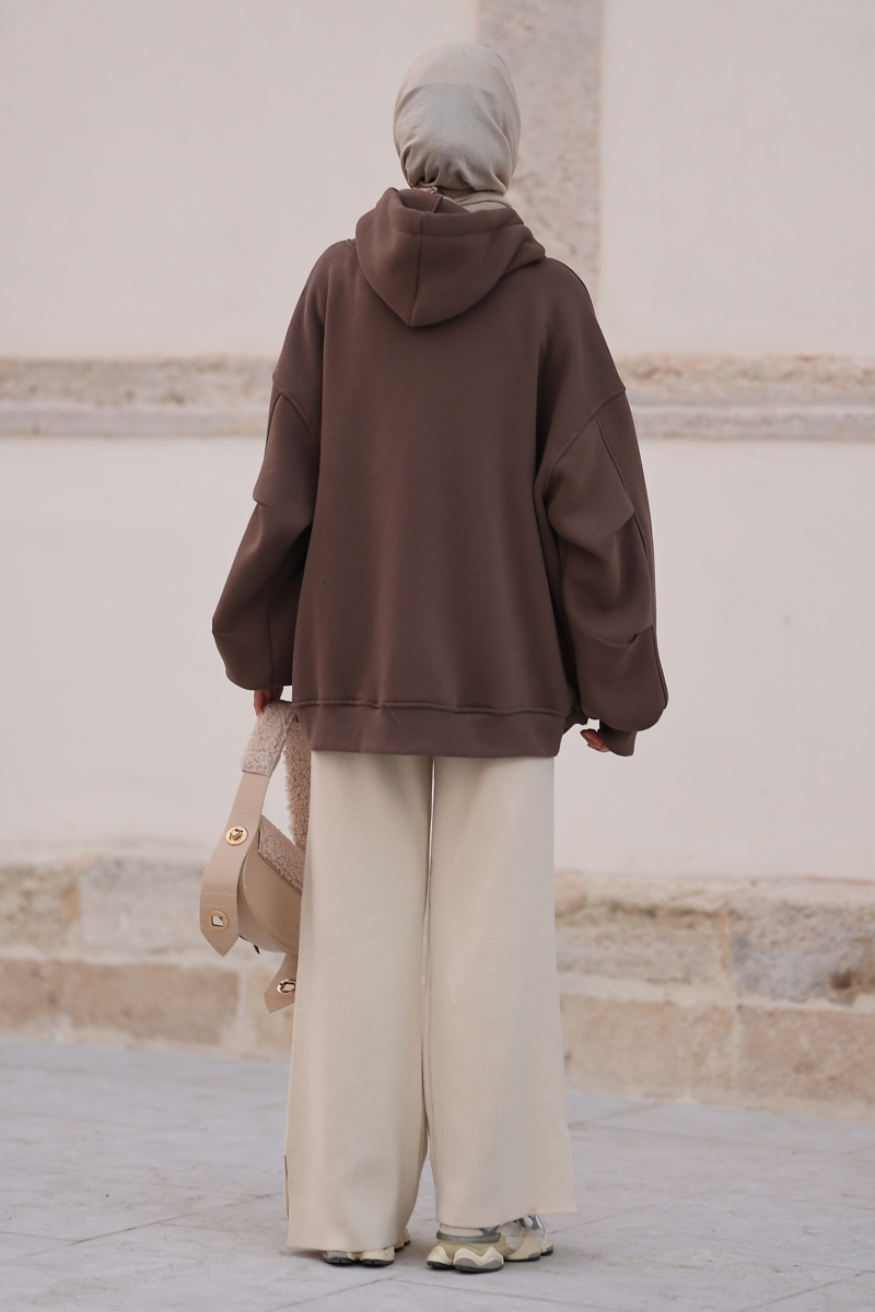 Anfisa Kahverengi Sweat