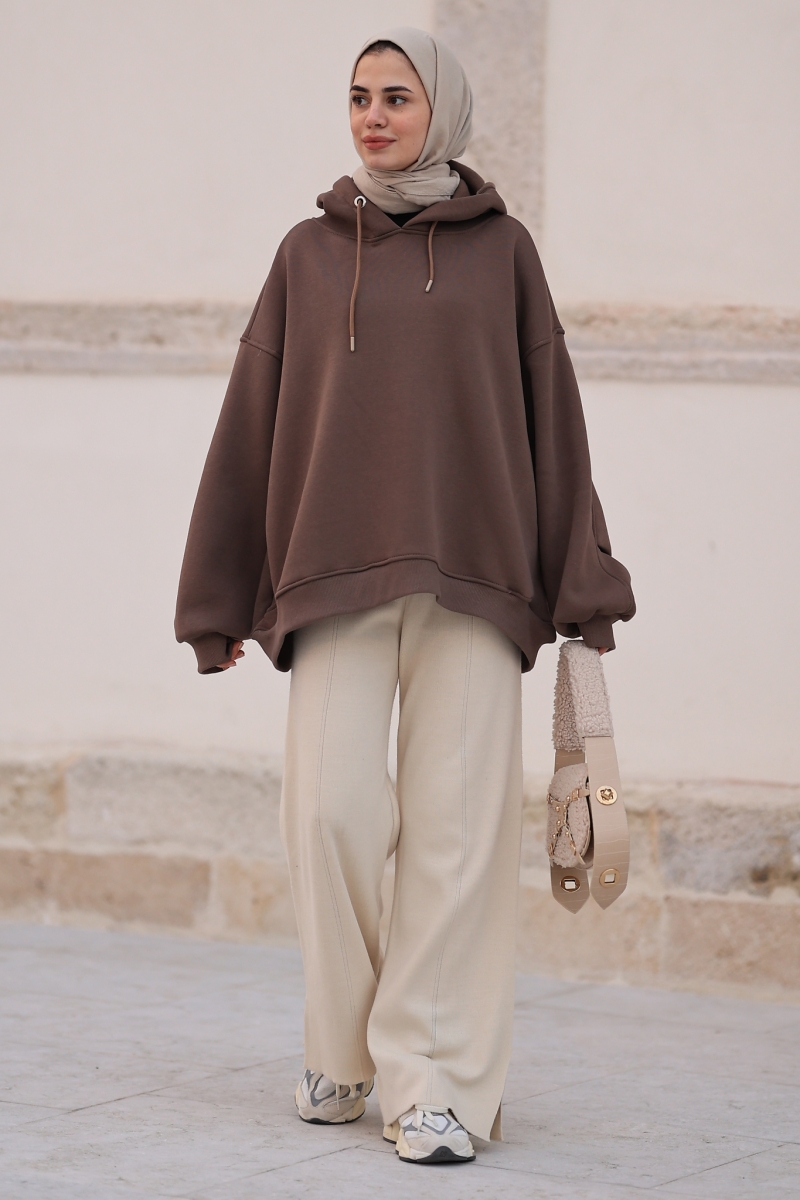 Anfisa Kahverengi Sweat