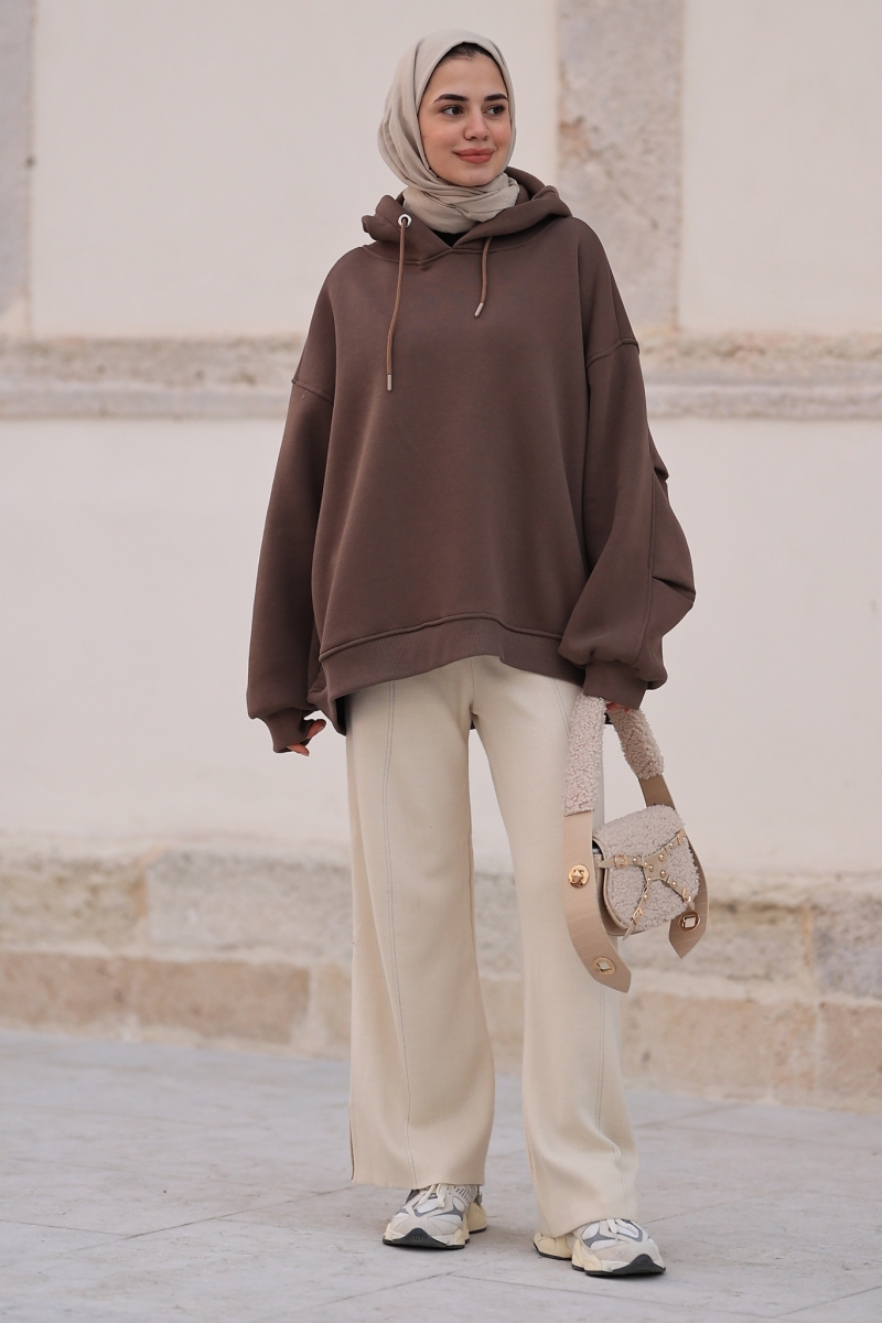 Anfisa Kahverengi Sweat