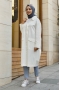 Angel Beyaz Trençkot