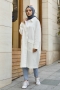 Angel Beyaz Trençkot