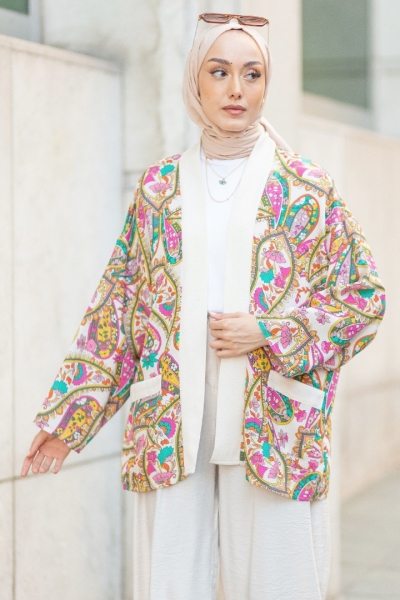 Angela Pembe Kimono