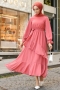 Antona Pudra Şifon Elbise