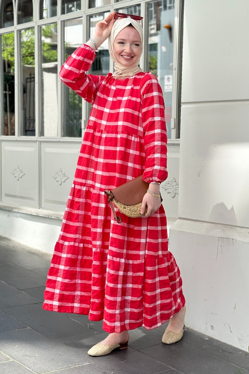 Aselya Kırmızı Elbise