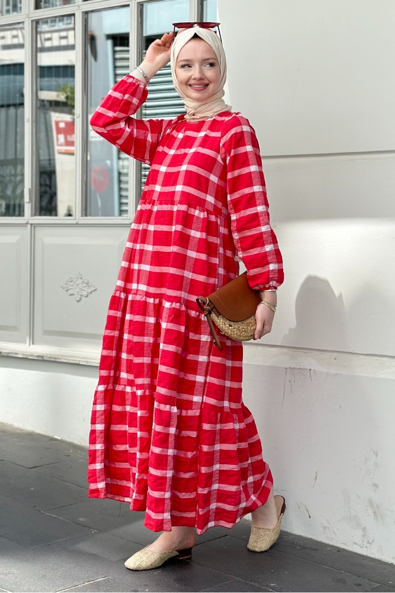 Aselya Kırmızı Elbise