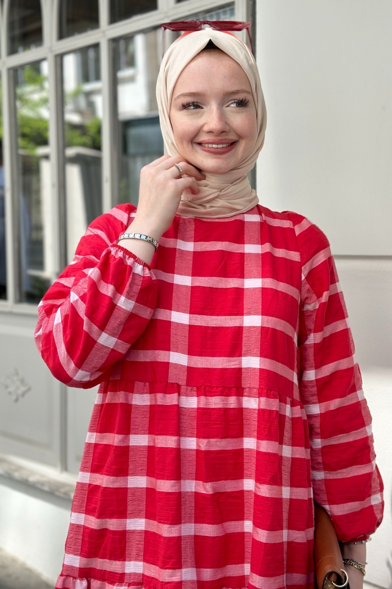 Aselya Kırmızı Elbise