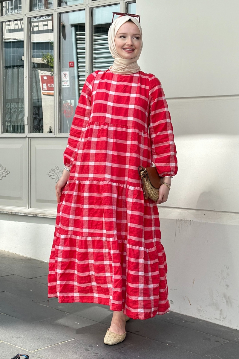 Aselya Kırmızı Elbise