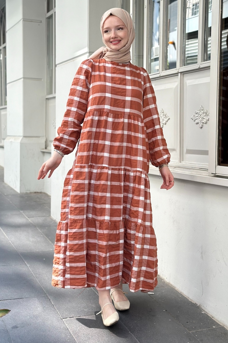 Aselya Kiremit Elbise