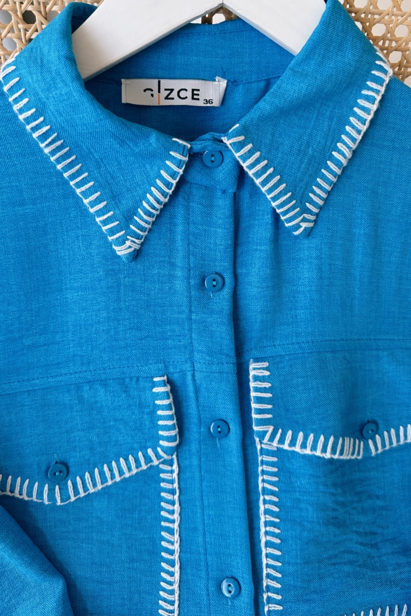 Astor Mavi Tunik