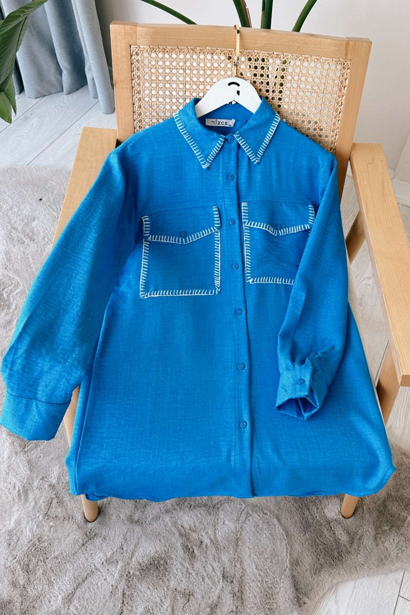 Astor Mavi Tunik
