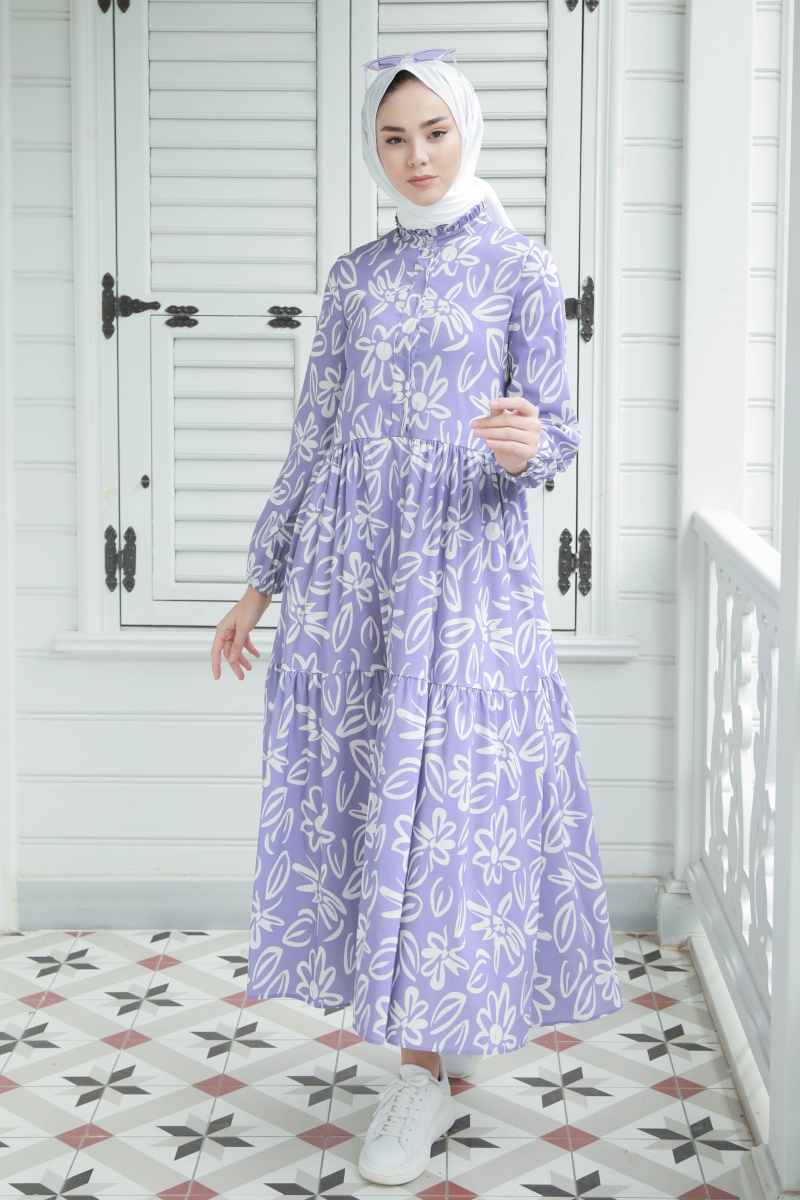 Atiye Lila Elbise
