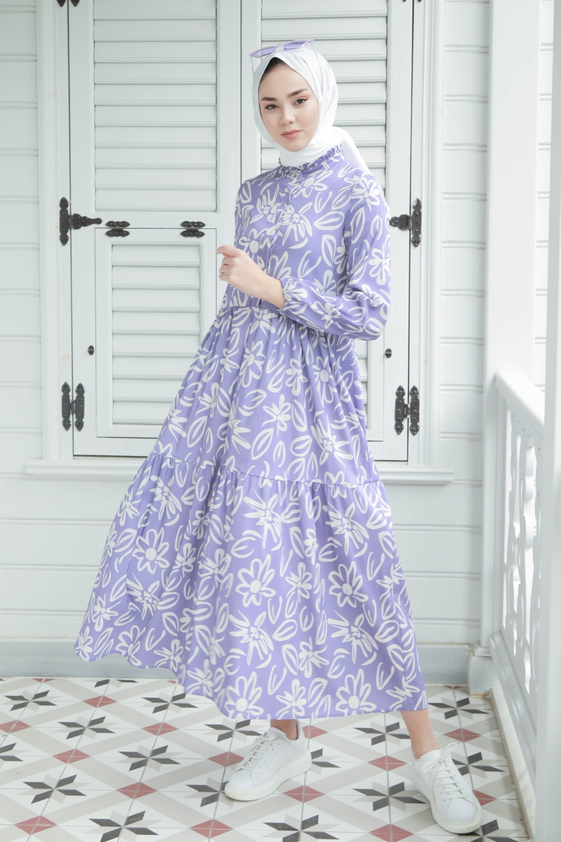 Atiye Lila Elbise