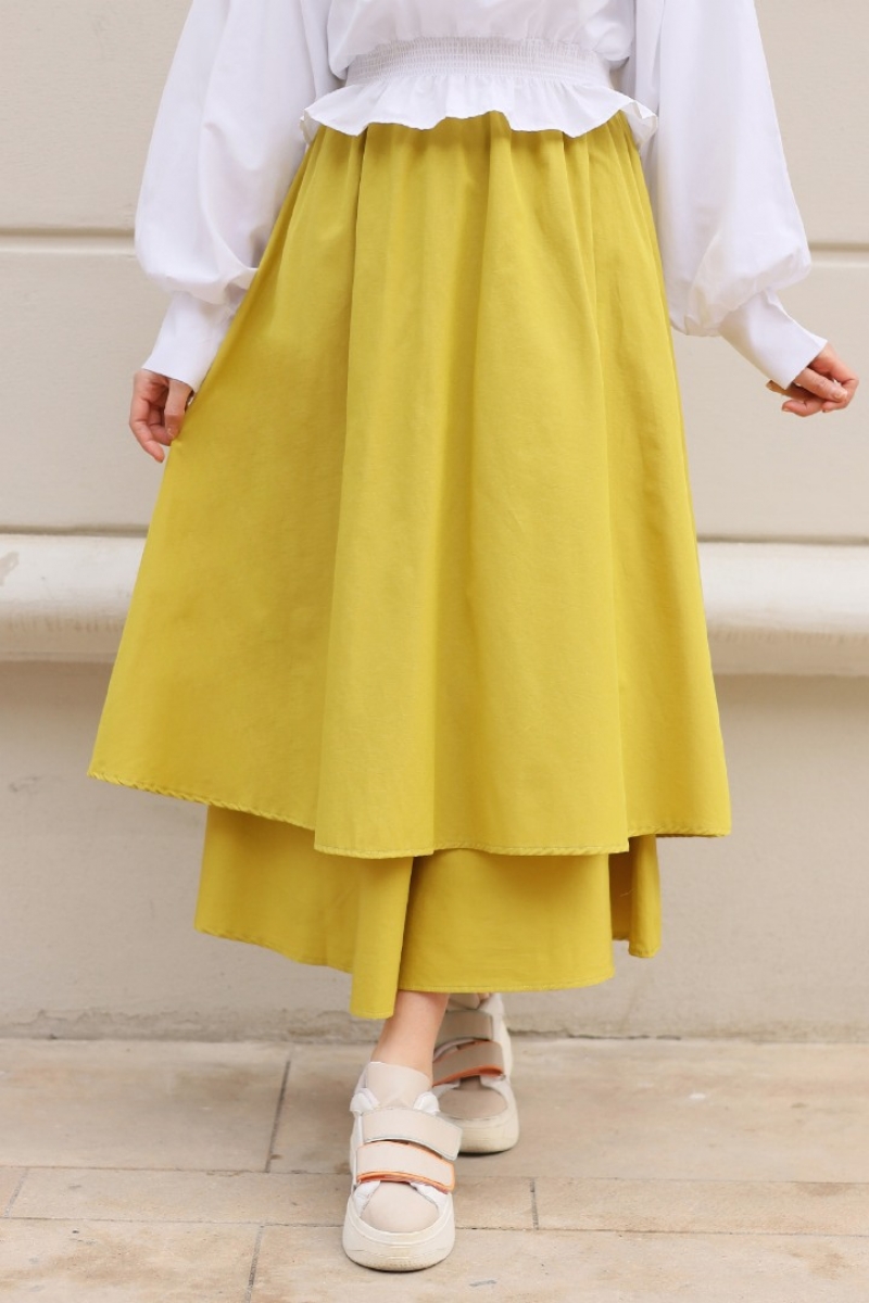 Auri Yağ Yeşili Etek