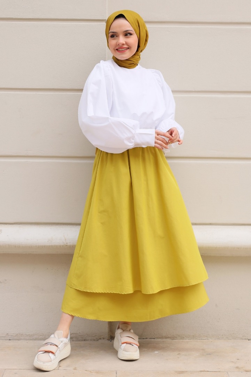 Auri Yağ Yeşili Etek