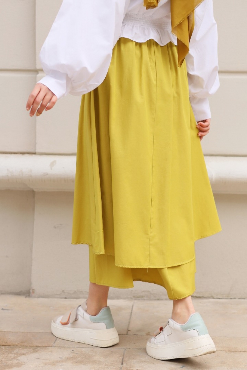 Auri Yağ Yeşili Etek