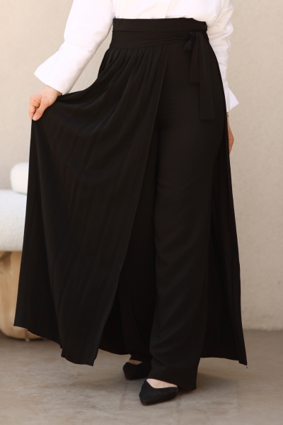 Ava Siyah Etek Pantolon