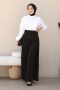 Ava Siyah Etek Pantolon