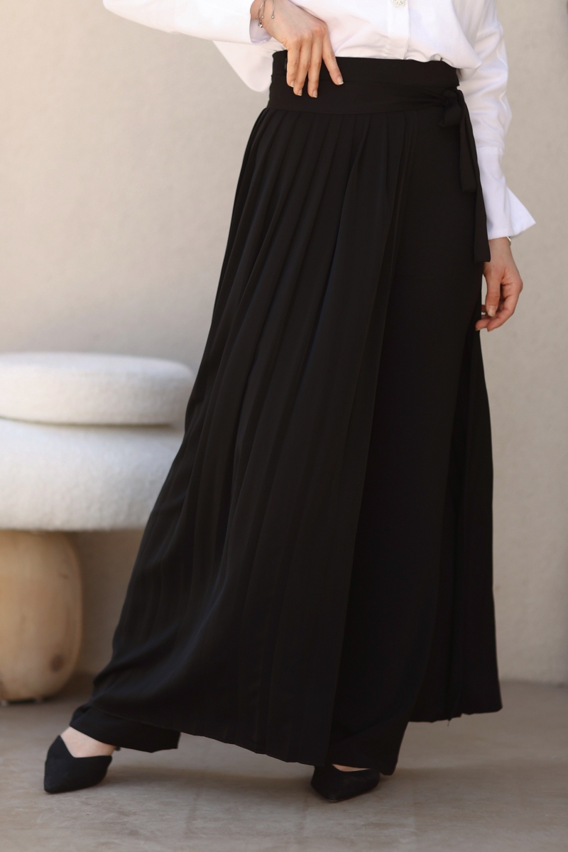 Ava Siyah Etek Pantolon