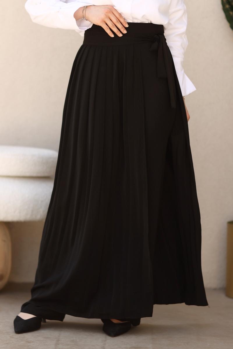 Ava Siyah Etek Pantolon