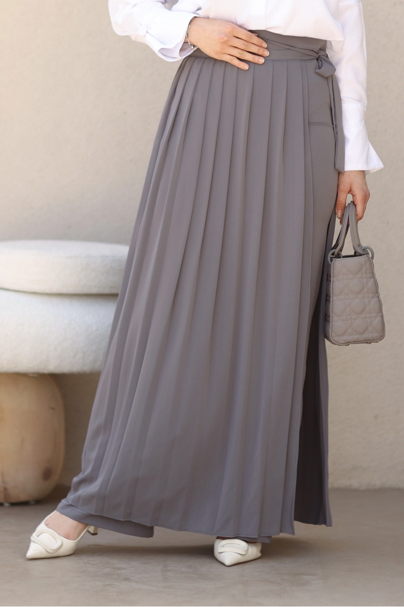 Ava Antrasit Etek Pantolon