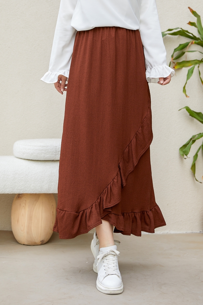 Avina Kahverengi Etek