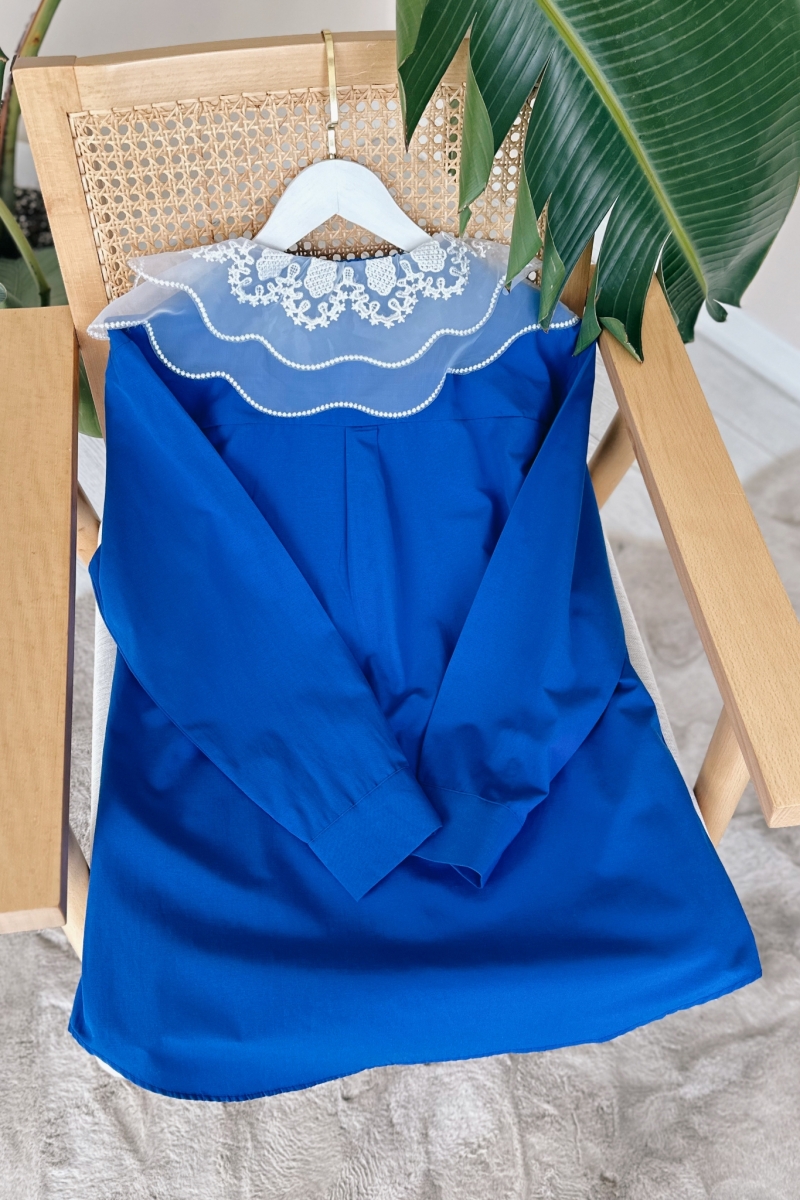 Ayzem Saks Mavisi Tunik