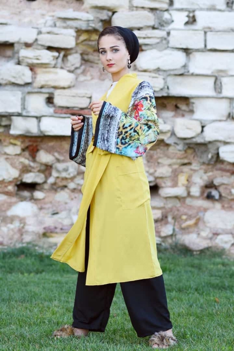 Sarı Bahar Kimono