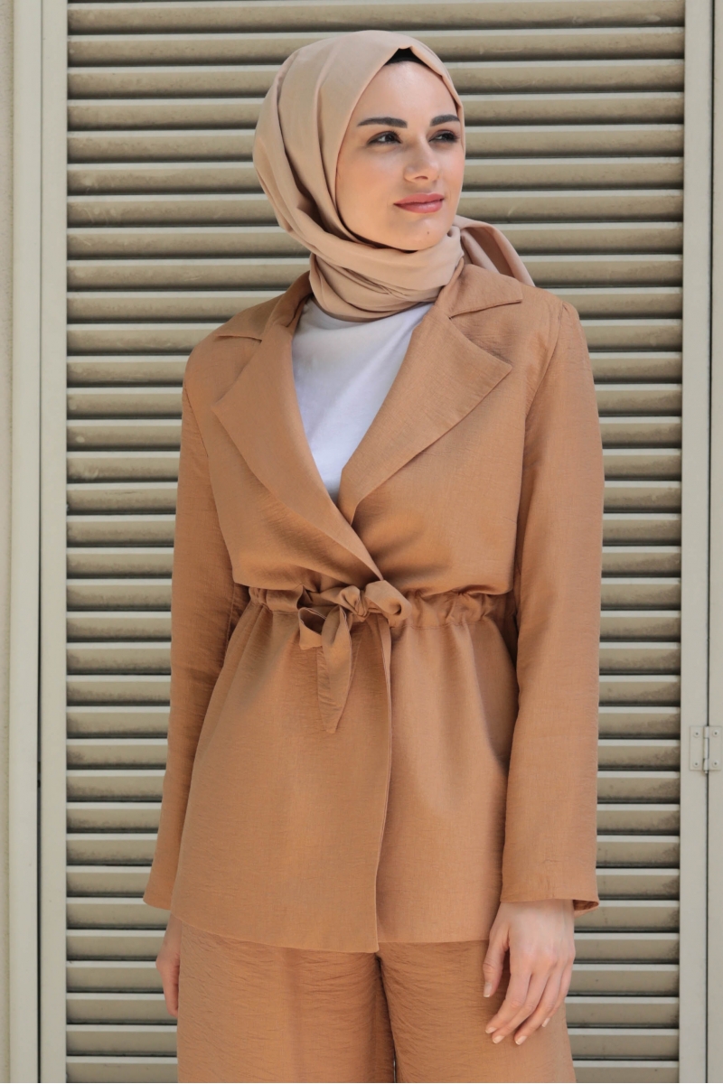Balde Camel Ceket