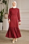 Banto Bordo Viskon Elbise