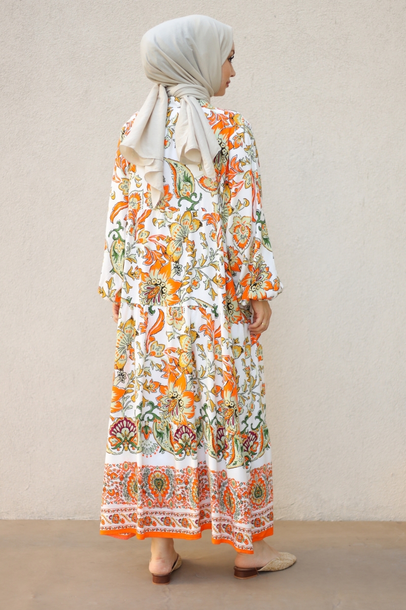 Belinda Turuncu Elbise