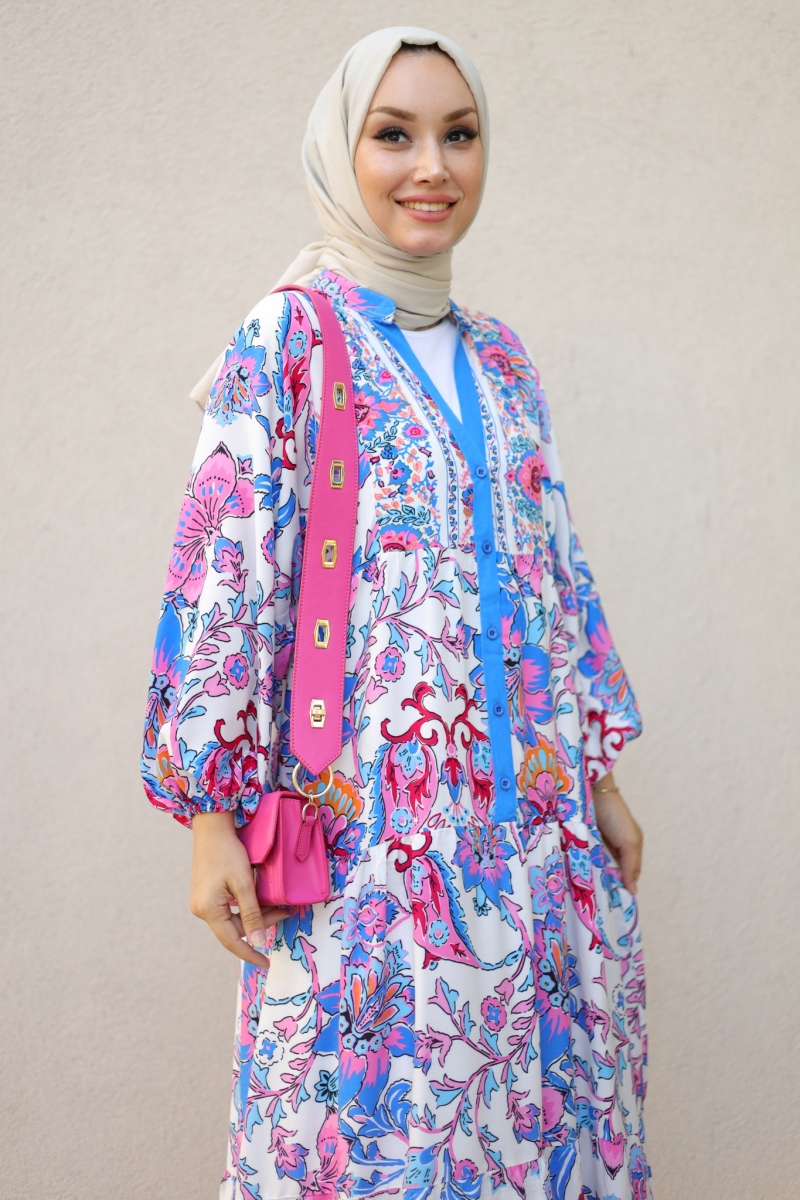 Belinda Pembe Elbise