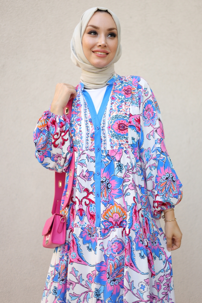 Belinda Pembe Elbise