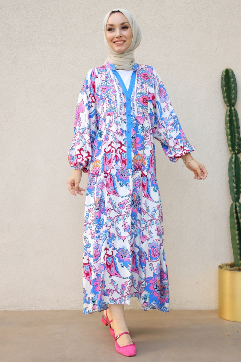 Belinda Pembe Elbise