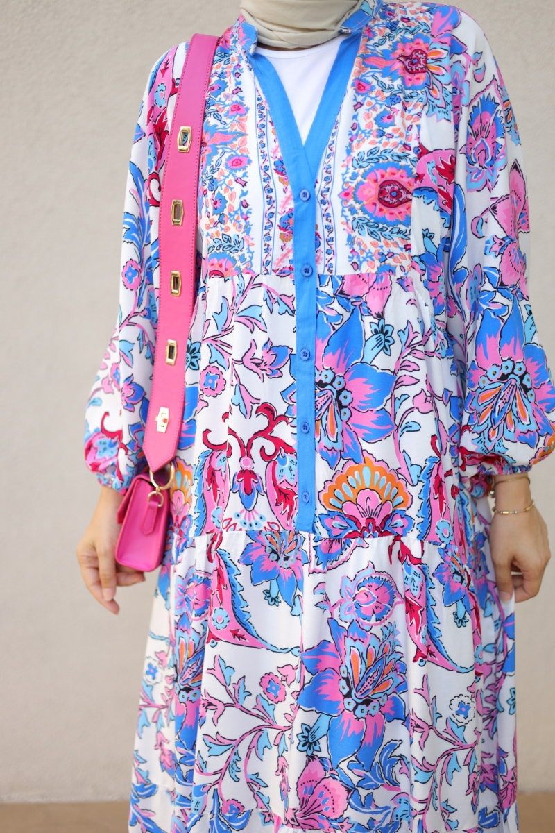 Belinda Pembe Elbise