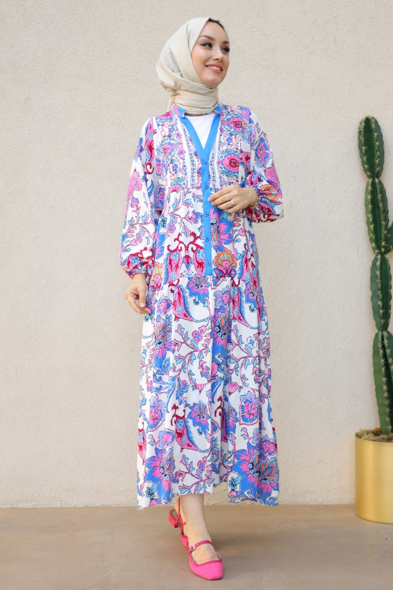 Belinda Pembe Elbise