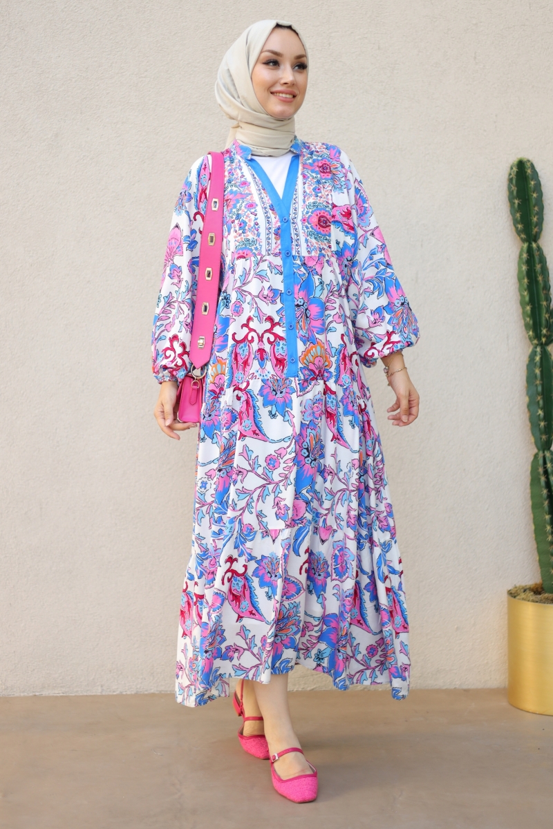 Belinda Pembe Elbise