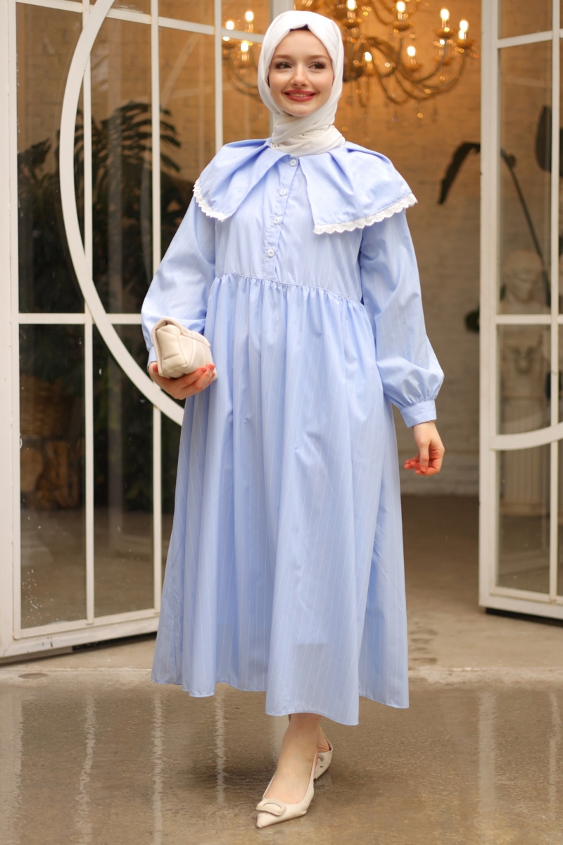 Belly Mavi Elbise