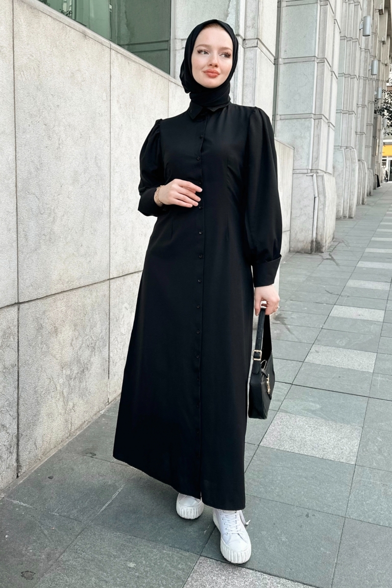 Belur Siyah Elbise